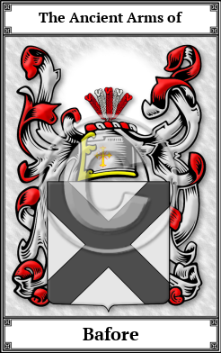 Bafore Family Crest Download (JPG)  Book Plated - 150 DPI