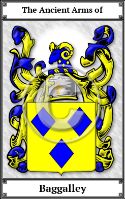 Baggalley Family Crest Download (JPG) Book Plated - 600 DPI