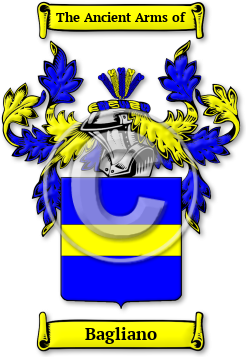 Bagliano Family Crest Download (jpg) Legacy Series - 150 DPI