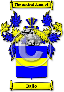 Bajlo Family Crest Download (JPG) Legacy Series - 600 DPI