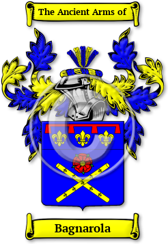 Bagnarola Family Crest Download (jpg) Legacy Series - 150 DPI