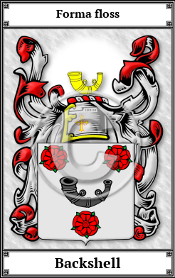 Backshell Family Crest Download (JPG)  Book Plated - 150 DPI