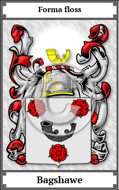 Bagshawe Family Crest Download (JPG)  Book Plated - 150 DPI