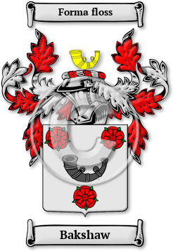 Bakshaw Family Crest Download (jpg) Legacy Series - 150 DPI