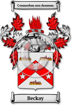 Beckay Family Crest Download (jpg) Legacy Series - 150 DPI