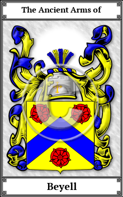 Beyell Family Crest Download (JPG) Book Plated - 600 DPI