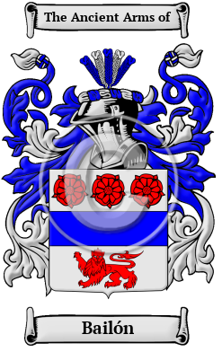 Bailón Family Crest Download (JPG) Heritage Series - 300 DPI