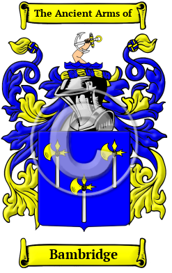 Bambridge Family Crest Download (JPG) Heritage Series - 600 DPI