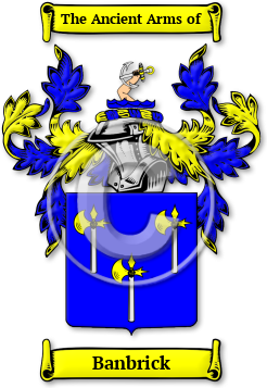 Banbrick Family Crest Download (jpg) Legacy Series - 150 DPI