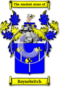 Baynebritch Family Crest Download (jpg) Legacy Series - 150 DPI