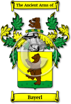 Bayerl Family Crest Download (jpg) Legacy Series - 150 DPI