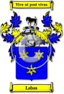 Labas Family Crest Download (jpg) Legacy Series - 150 DPI