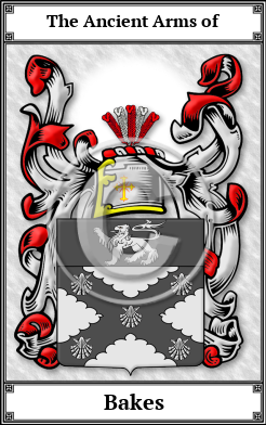 Bakes Family Crest Download (JPG)  Book Plated - 150 DPI