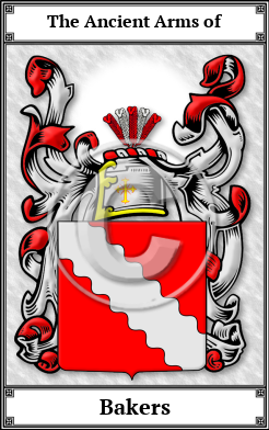 Bakers Family Crest Download (JPG)  Book Plated - 150 DPI