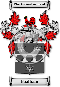 Baalham Family Crest Download (jpg) Legacy Series - 150 DPI