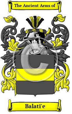 Balati'e Family Crest/Coat of Arms