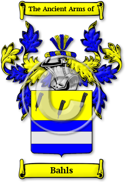 Bahls Family Crest Download (JPG) Legacy Series - 600 DPI