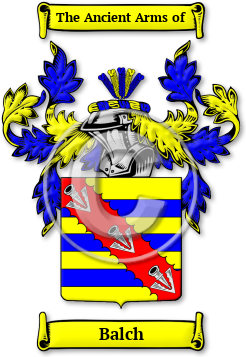 Balch Family Crest Download (jpg) Legacy Series - 150 DPI