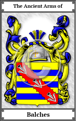 Balches Family Crest Download (JPG)  Book Plated - 150 DPI