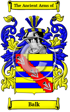 Balk Family Crest Download (JPG) Heritage Series - 600 DPI
