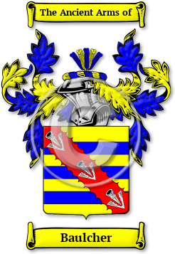 Baulcher Family Crest Download (jpg) Legacy Series - 150 DPI
