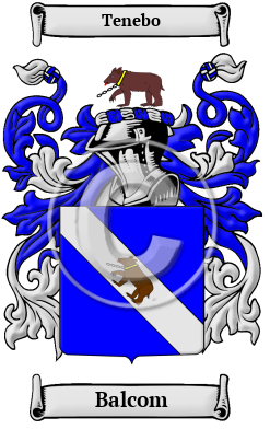 Balcom Family Crest Download (JPG) Heritage Series - 600 DPI