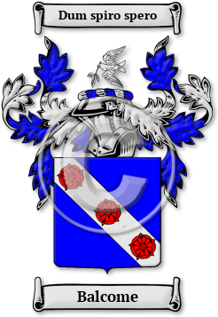 Balcome Family Crest Download (JPG) Legacy Series - 600 DPI