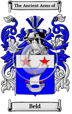 Beld Family Crest/Coat of Arms