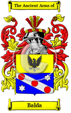 Balda Family Crest Download (JPG) Heritage Series - 600 DPI