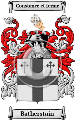 Batherstain Family Crest Download (JPG) Heritage Series - 600 DPI