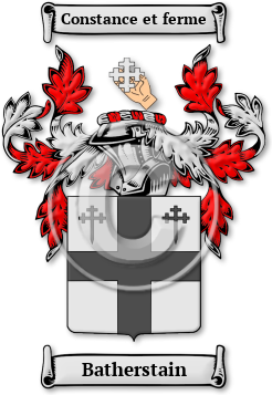 Batherstain Family Crest Download (jpg) Legacy Series - 150 DPI