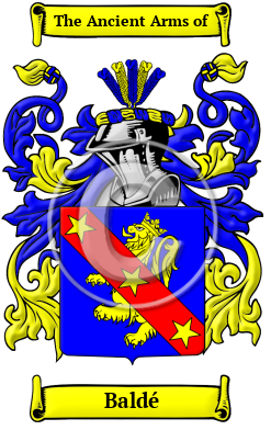 Baldé Family Crest Download (JPG) Heritage Series - 300 DPI