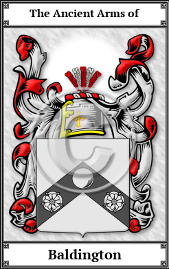 Baldington Family Crest Download (JPG)  Book Plated - 150 DPI