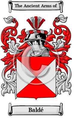 Baldé Family Crest Download (JPG) Heritage Series - 300 DPI