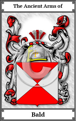 Bald Family Crest Download (JPG)  Book Plated - 150 DPI