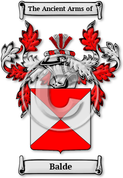 Balde Family Crest Download (jpg) Legacy Series - 150 DPI
