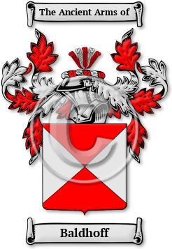 Baldhoff Family Crest Download (jpg) Legacy Series - 150 DPI
