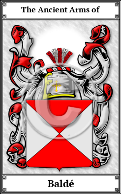 Baldé Family Crest Download (JPG)  Book Plated - 150 DPI