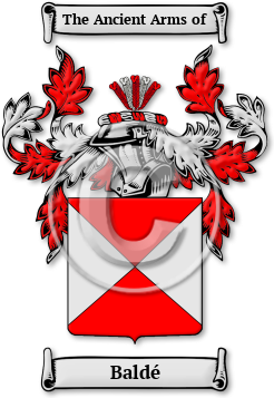 Baldé Family Crest Download (jpg) Legacy Series - 150 DPI
