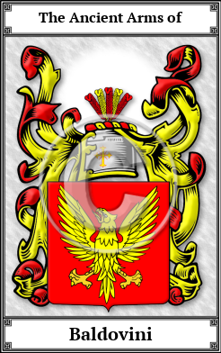 Baldovini Family Crest Download (JPG)  Book Plated - 150 DPI