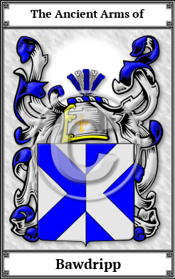 Bawdripp Family Crest Download (JPG)  Book Plated - 150 DPI