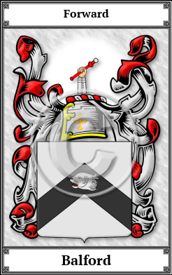 Balford Family Crest Download (JPG) Book Plated - 600 DPI