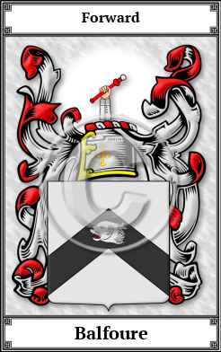 Balfoure Family Crest Download (JPG)  Book Plated - 150 DPI