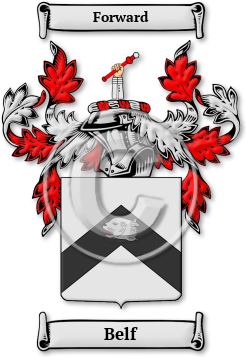 Belf Family Crest Download (jpg) Legacy Series - 150 DPI