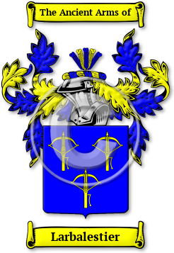 Larbalestier Family Crest Download (jpg) Legacy Series - 150 DPI