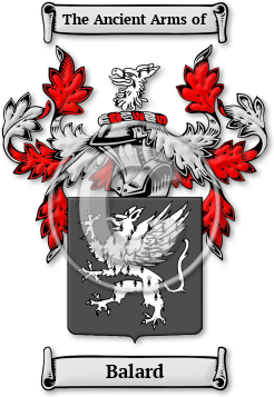 Balard Family Crest Download (JPG) Legacy Series - 600 DPI