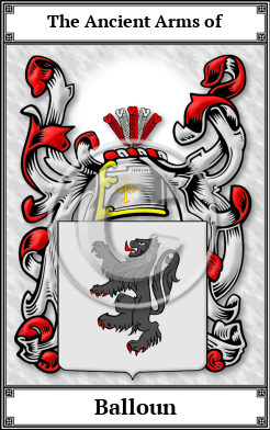 Balloun Family Crest Download (JPG)  Book Plated - 150 DPI