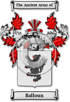 Balloun Family Crest Download (jpg) Legacy Series - 150 DPI