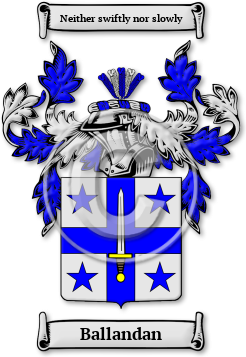 Ballandan Family Crest Download (jpg) Legacy Series - 150 DPI