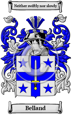 Belland Family Crest Download (jpg) Heritage Series - 150 DPI